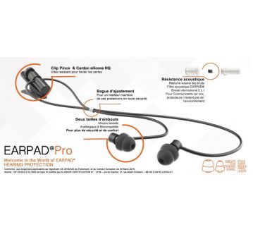 BOUCHONS EARPAD UNIVERSEL PREMIUM