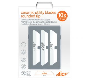 LOT 3 LAMES CERAMIQUES BOUT ROND 10526 - SLICE