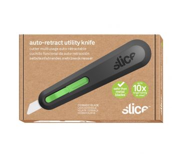 CUTTER AUTO RETRACTABLE AMBIDEXTRE LAME CERAMIQUE 10554 - SLICE