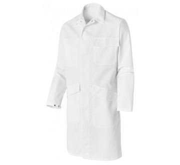 Blouse homme anti-acide Molinel - 21060BH blanc